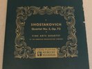 SHOSTAKOVICH QUARTET NO 3 op 73 FINE ARTS QUARTET MERCURY 10049 LP