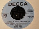 45 - 1964 - Xmas - Burl Ives - Holly Jolly Christmas - Decca PROMO - NM