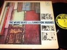LANGSTON HUGHES THE WEARY BLUES LP VG+ US UA VINYL JAZZ POETRY RARE
