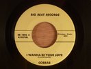 Cobras  I Wanna Be Your Love/Instant Heartache CRAZY RARE  Original Garage Punk