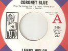 LENNY WELCH Coronet Blue Im Over You KAPP PROMO FREDDIE HOUSTON NORTHERN SOUL 45
