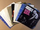 Billy Idol, 45 Record Vinyls, 10 Disc Lot, Mony Mony, White Wedding, Rebel Yell
