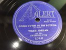 WILLIE JORDAN (CHAMPION JACK DUPREE) ALERT 207-GOING DOWN TO THE BOTTOM-BLUES 78