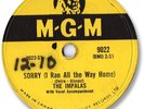 Rare 1959 The IMPALAS Rock’n Roll 78 RPM Record. Sorry (I Ran all the Way Home)