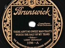 Brunswick #3789: Libby Holman-Ain't No Sweet Man/The Way He Loves Is Just E- hot