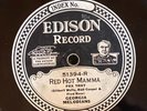 Edison 51394 Georgia Melodians RED HOT MAMA  78 rpm JAZZ  1925  E/EE-