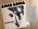 David Bowie Aladdin Sane (Japanese 1973 promo) & authentic early signature page