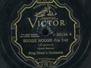 78tk-Jazz-VICTOR-38134-King Oliver-(Boogie Woogie/Mule Face Blues)