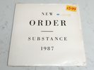 New Order Substance 1987 Double Vinyl LP. 1st Press. Embossed Album.  Near Mint