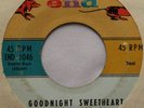 THE FLAMINGOS GOODNIGHT SWEETHEART / ONLY HAVE EYES FOR YOU 45 7
