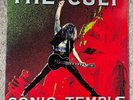 THE CULT  Original 1989 Canada 1st press Sonic Temple Vinyl LP Rare Misprint VG+