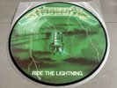 METALLICA - RIDE THE LIGHTNING PROMO PICTURE DISC (GREEN) 1996   SLAYER,MEGADETH