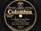BLUE RIDGE HIGHBALLERS  Co 15070   E  Green Mountain Polka   Prewar Country 78
