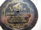 1928 COON SANDERS Orch READY FOR THE RIVER / OH YOU Have no Idea Victor 21501