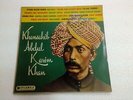 ABDUL KARIM KHAN  VOCAL  RARE LP RECORD CLASSICAL INSTRUMENTAL INDIA indian ex