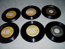 6 EARLY WAYLON JENNINGS 45'S-A & M-BAT-TREND 63-ALL NIVE-ONE DOUBLE-RAVE ON