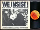 MAX ROACH We Insist  Freedom Now Suite LP CJS 8002 US 1961 DG ST Booker Little