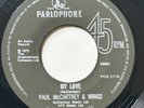PAUL MCCARTNEY & WINGS - My Love / The Mess / RARE BARBADOS 45