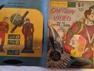 Vntg Captain Video & the Captives of Saturn 45 record Coloring Book Puppet Show