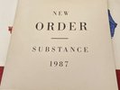New Order Substance Double LP Vinyl Embossed 1987 First Edition  Factory 200