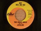 The Crazy Girls & The Javelins  Hey Hey, Ha  Ha /Joe, The Guitar Man Teen Garage