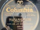 PAUL ASH ORCH: Out of the Dawn 1928 COLUMBIA 78 HOT DANCE