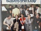 Saves the Day Through Being Cool vinyl Blue/White Split
