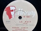 Renée Lebas La nuit / Ton mariage 78 Tours Mercury 4201