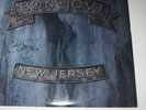 Bon Jovi New Jersey Vinyl LP SIGNED AUTOGRAPHED Rock free shipping