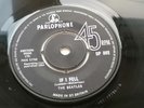 THE BEATLES   1964 EXPORT 45  IF I  FELL  PARLOPHONE DP 562