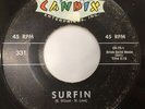 BEACH BOYS   SURFIN (US ORIGINAL 7 CANDIX331 RARE NOVEMBER  61 RELEASE EDITION