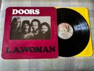 The DOORS LA WOMAN UK ELEKTRA BUTTERFLY LABEL UK 1st PRESS WINDOW SLEEVE ALL VG