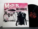 THE MISFITS  LP  Walk Among Us 1982  Ruby insert lyrics sleeve rare punk  vinyl
