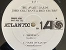 JOHN COLTRANE & DON CHERRY - The Avant-Garde LP Mono Promo WLP Jazz Rare
