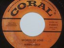 BUDDY HOLLY Words Of Love & Mailman, Bring Me No More Blues CORAL Label 45