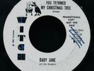 BABY JANE & THE BLENDERS You Trimmed My Christmas Tree Rarer Soul Promo 45WITCH