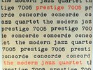 THE MODERN JAZZ QUARTET-CONCORDE-PRESTIGE 7005, DG YELLOW BERGENFIELD, MINT