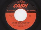 W Coast Honkin' SAX Instros JIMMY WRIGHT Let's Go Crazy, Crazy CASH M- HEAR