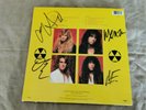 Megadeth Rust in peace Uk LP fully signed on rear by original line UP