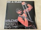 Macho Man Randy Savage Be A Man LP Album Silver Color Vinyl Small TEAR IN SHRINK
