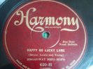 HARMONY 78 RPM - Broadway Bell-Hops - Happy Go Lucky Jane - 630-H  US