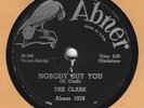 DEE CLARK 1958 US ABNER 78 Nobody But You / When I Call On You V/VG CONDITION