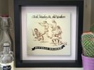 Bob Marley - Buffalo Soldier - Original Framed Artwork Picture Sleeve