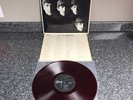 LP RED VINYL WAX THE BEATLES MEET THE BEATLES OR-7041 JAPAN 1ST PRESS 1964 EX/EX