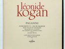 LEONID KOGAN ⸺  PAGANINI violin concerto no.1 ⸺  COLUMBIA FCX402 LP EX+