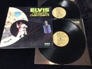 ELVIS PRESLEY LP ALOHA FROM HAWAII RARE NO DIECUT CVR STEREO TAN LABEL HI GRADE