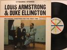 Louis Armstrong & Duke Ellington First Pressing Lp Recording Together For The Fi