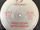 Jeffery Charles - Tonight At Nine 12 Vinyl Rare 80s Modern Soul Funk Boogie Hear