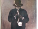 Miles Davis Aura 2 LP John McLaughlin Jazz Fusion Columbia C2X 45332 1989 EX