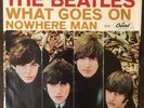 THE BEATLES Nowhere Man / What Goes On - 1966 Capitol 45 w/ Sleeve - BEAUTIFUL E